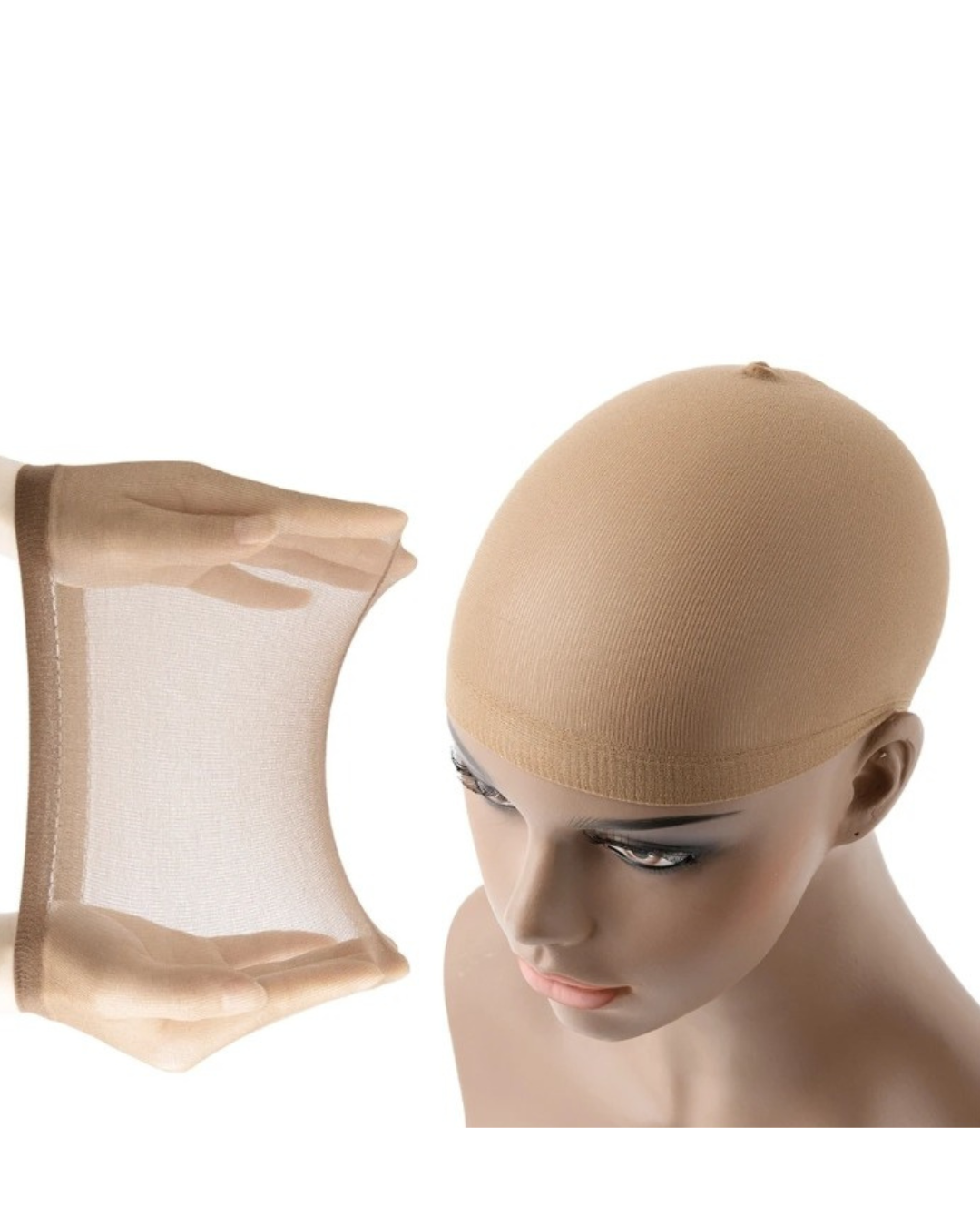 wig cap nude
